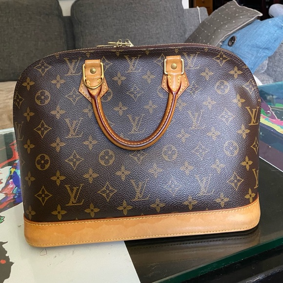 Louis Vuitton Brown and Tan Monogram Bag pm - Picture 1 of 10